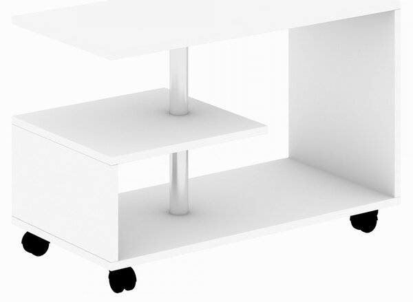 Hanah Home Konferenčný stolík Karanfil 80 cm biely
