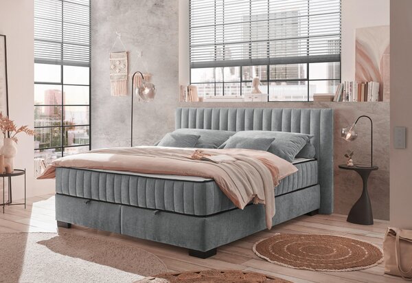 AMERICKÁ POSTEĽ, 180/200 cm, antracitová MID.YOU - Online Only spálne, Online Only