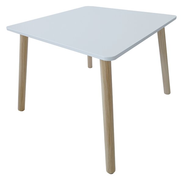 Biely set stolíka a 2 stoličiek