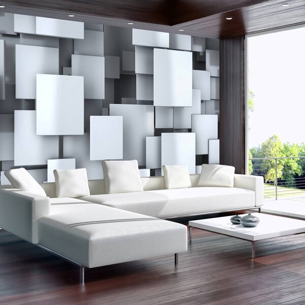 Fototapeta - Štvorce 3D (152,5x104 cm)