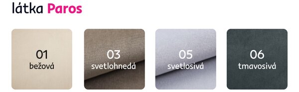 KONDELA Rozkladacia sedacia súprava, hnedá, ľavá, KORIO U