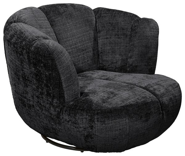 KRESLO, textil, čierna MID.YOU - Online Only obývacie izby, Online Only