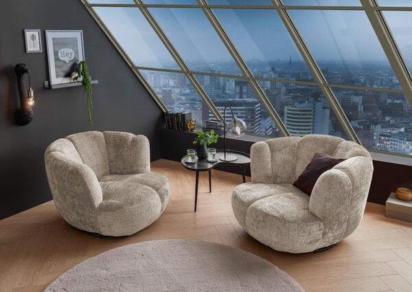 KRESLO, textil, taupe MID.YOU - Online Only obývacie izby, Online Only
