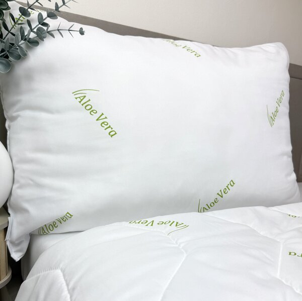 INTERMEDIC SK Vankúš Aloe Vera Green 70x90 – neštepovaný, 1+1 zadarmo, antibakteriálny Veľkosť: 70x90 cm