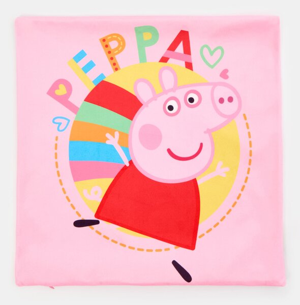 Sinsay - Obliečka na vankúš Peppa Pig - pastelová ružová