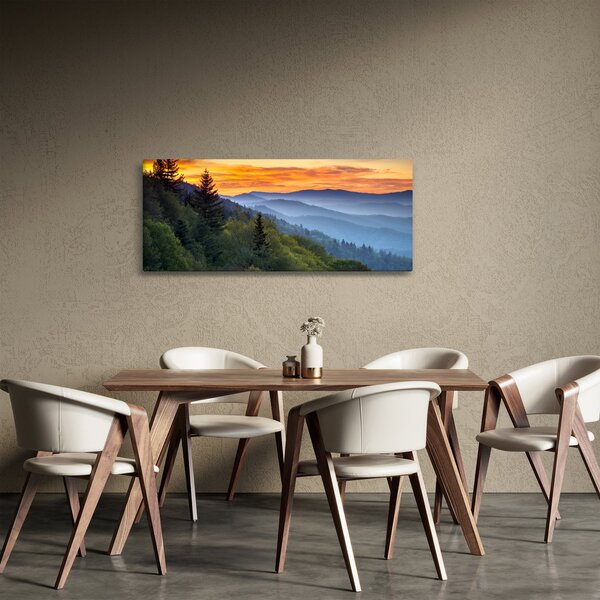 Obraz - Červánky v horách (120x50 cm)