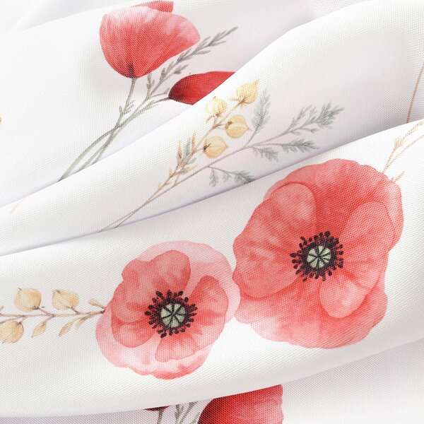 Goldea dekoračný záves luca - vlčie maky 140x150 cm