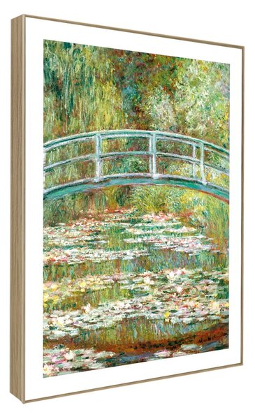 Obraz 40x50 cm Monet: Japanese Footbridge