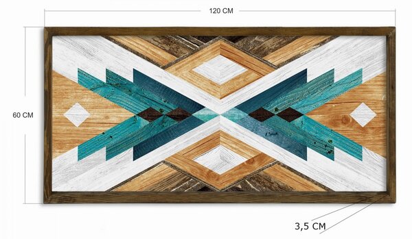 Hanah Home Obraz Framed 120x60 cm viacfarebný