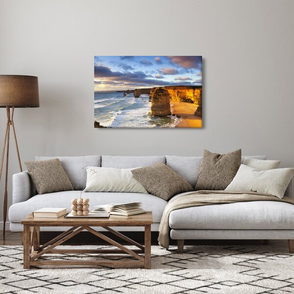 Obraz morských útesov (90x60 cm)