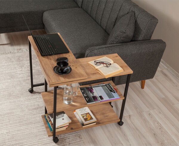 Hanah Home Odkladací stolík Melin borovica atlantická