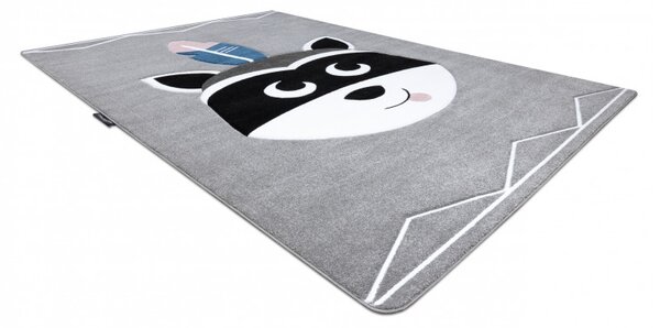 Dywany Łuszczów, Detský kusový koberec Petit Raccoon mukki grey, 160x220, šedá, detská izba