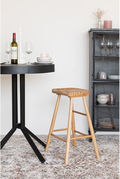 Barová stolička z dubového dreva v prírodnej farbe (výška sedadla 65,5 cm) Vander – White Label