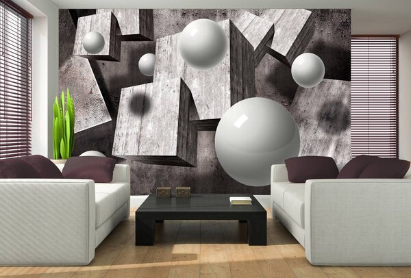 Fototapeta - Lopty 3D (152,5x104 cm)