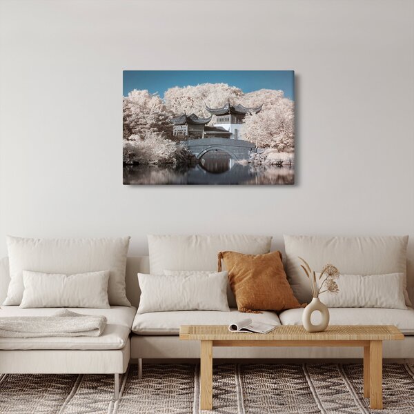 Obraz - Rozkvitnuté stromy v Ázii (90x60 cm)