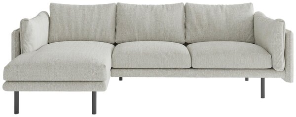 ROHOVÁ SEDAČKA, textil, šampanská Livetastic - Sedačky, Online Only