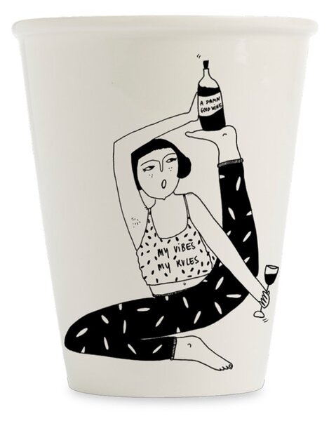 Porcelánový hrnček My Vibes 220 ml
