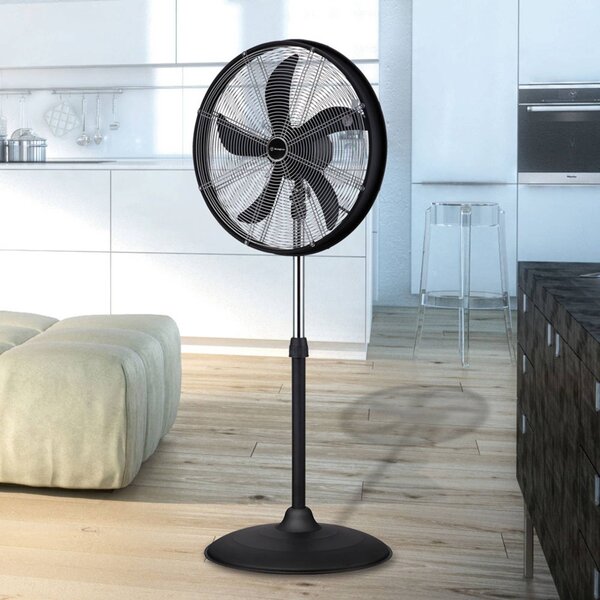 Westinghouse Yukon I stojací ventilátor nastaviť, Čierna, Plast, Moderný