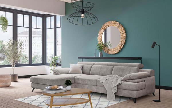 ROHOVÁ SEDAČKA, textil, béžová Livetastic - Sedačky, Online Only