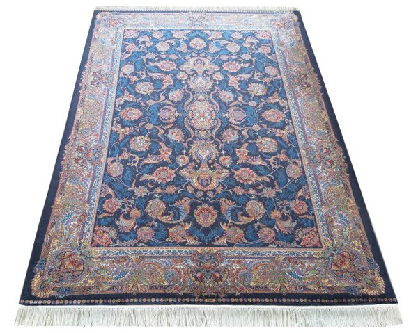 Koberec Exkluzívny Qum Silk 08 modrý