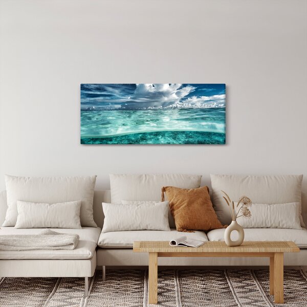 Obraz - Pohľad pod morskú hladinu (120x50 cm)