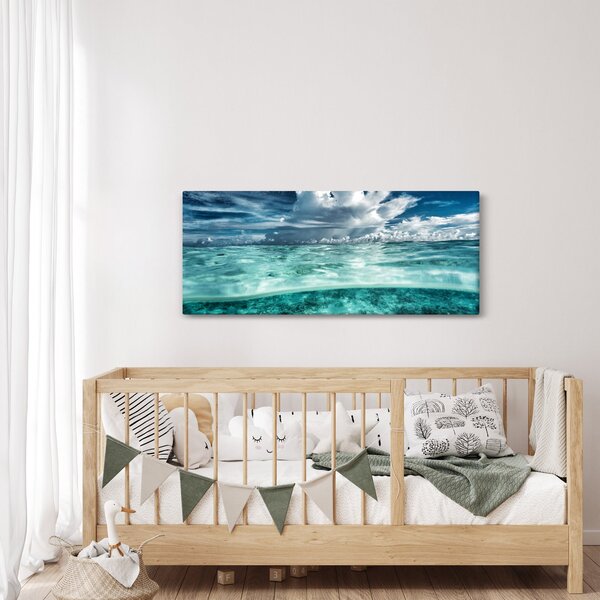 Obraz - Pohľad pod morskú hladinu (120x50 cm)