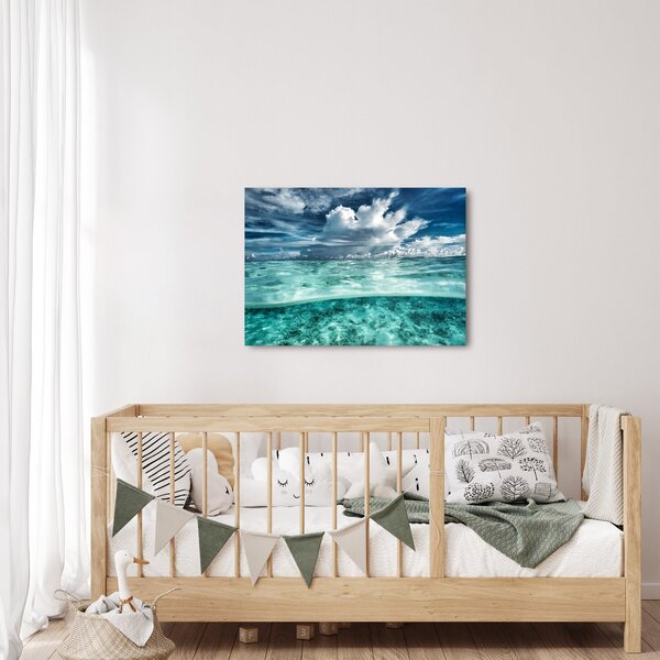 Obraz - Pohľad pod morskú hladinu (70x50 cm)