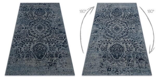 Koberec JADE 45008/903 Ornament granátový / modrý
