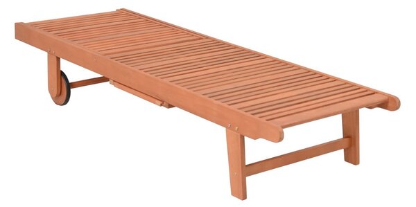 Drevené záhradné ležadlo v krémovo-prírodnej farbe San Diego – Garden Pleasure