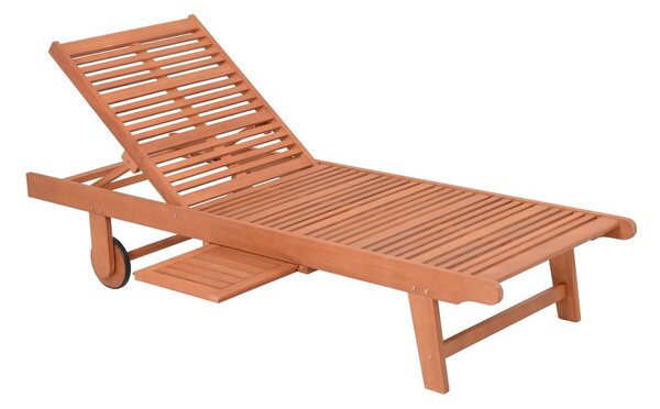 Drevené záhradné ležadlo v krémovo-prírodnej farbe San Diego – Garden Pleasure