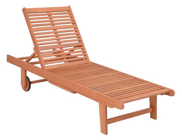 Drevené záhradné ležadlo v krémovo-prírodnej farbe San Diego – Garden Pleasure