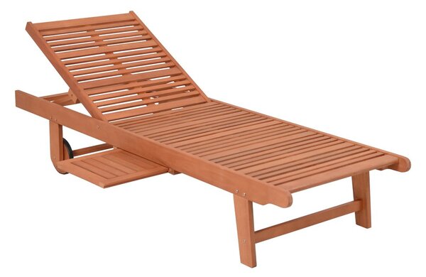Drevené záhradné ležadlo v krémovo-prírodnej farbe San Diego – Garden Pleasure