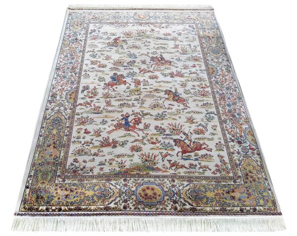 Koberec Exkluzívny Qum Silk 10 krémový