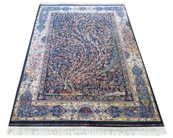 Koberec Exkluzívny Qum Silk 11 modrý