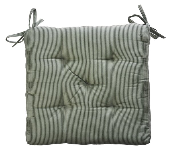 Prešívaný podsedák Striped Laurel Green