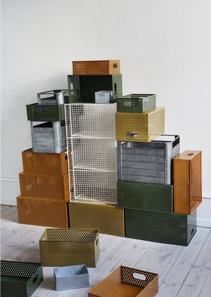 Kovový úložný box Galvanized M