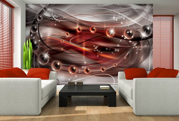 Fototapeta - Červené gule (152,5x104 cm)