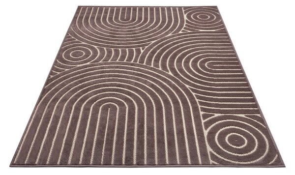 Hnedý koberec 160x235 cm Iconic Wave – Hanse Home