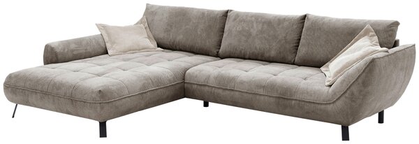ROHOVÁ SEDAČKA, textil, svetlohnedá Livetastic - Sedačky, Online Only