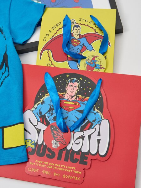 Sinsay - Súprava 3 darčekových tašiek Superman - viacfarebná