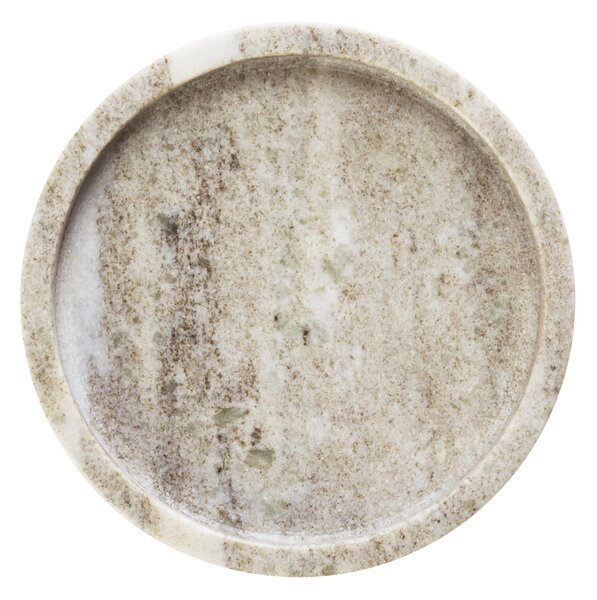 Mramorová tácka Beige Ø 20 cm