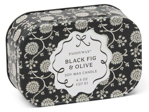 Vonná sviečka v plechovej dóze Cherie Black Fig / Olive 127 g