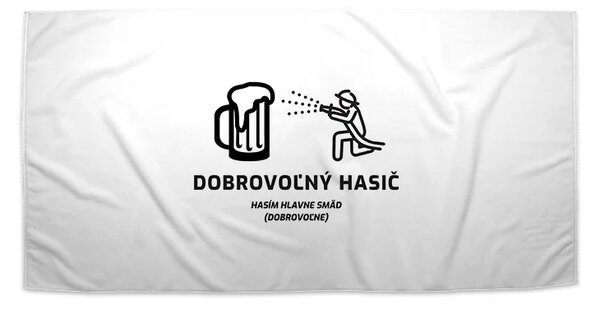 Sablio Uterák Dobrovoľný hasič - 30x50 cm