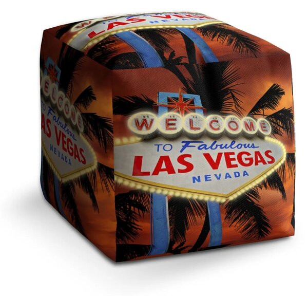 Sablio Taburet Fabulous Las Vegas - 40x40x40 cm