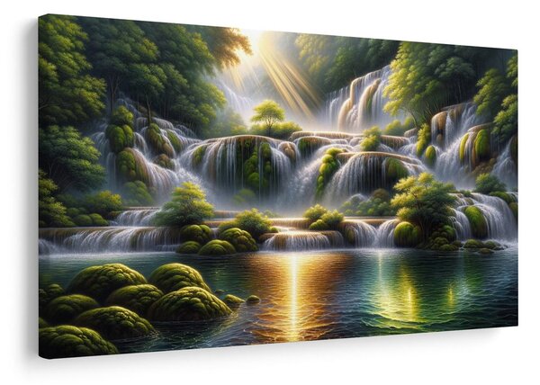 Obraz vodopád v tropickom lese