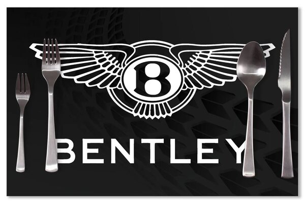 Sablio Prestieranie Logo Bentley Čierny: 40x30cm