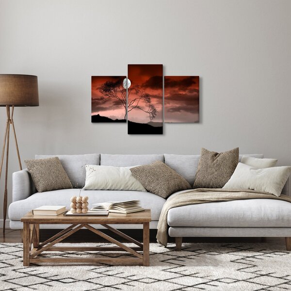 Obraz - Mesiac osvetľujúce noc (90x60 cm)