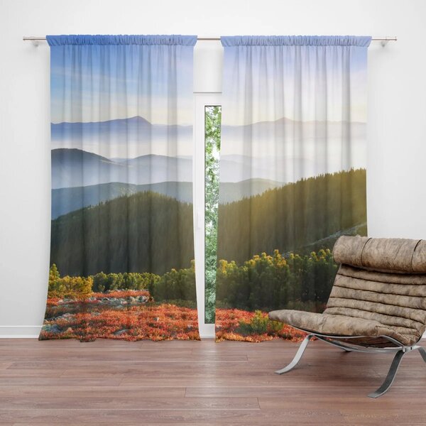 Sablio Záves Príroda: 2 ks 140x250 cm