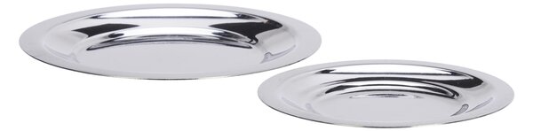 Kovový tanierik Stainless Steel – sada 2 ks