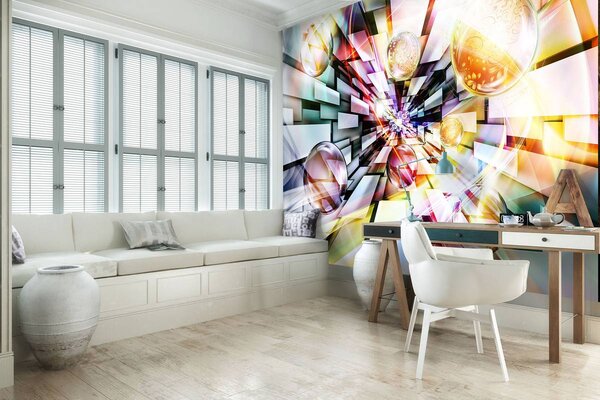 Fototapeta - Abstrakcia 3D (152,5x104 cm)